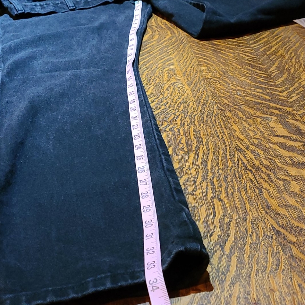 Men's Black Wrangler Jeans Size 40x34 - Picture 7 of 8